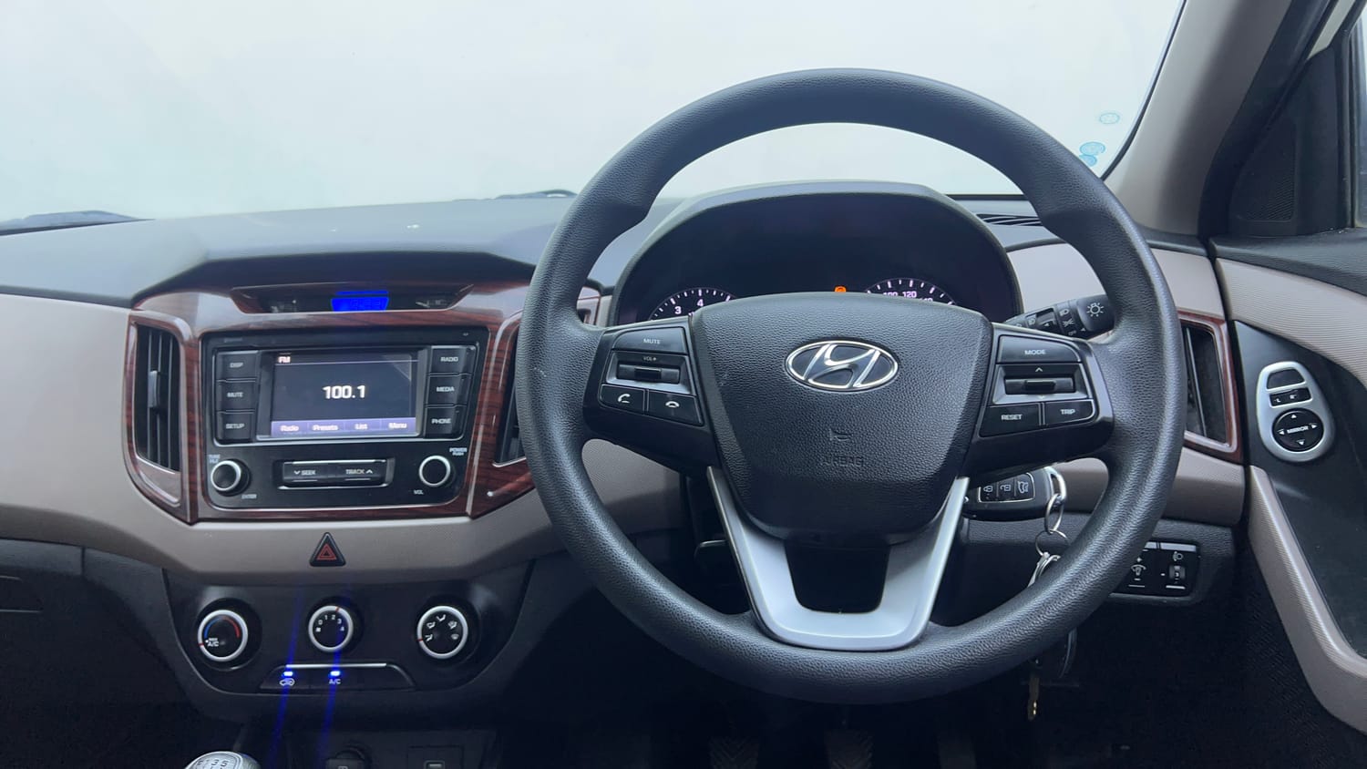 Used 2019 Hyundai Creta EX 1.6 Petrol Petrol Manual interior STEERING VIEW