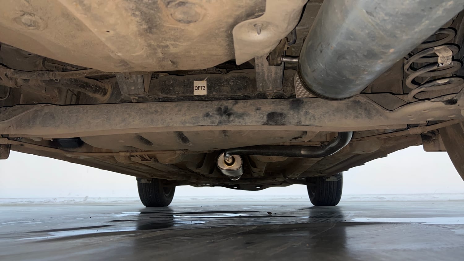 Used 2020 Hyundai Venue SX Plus 1.0 Turbo DCT Petrol Automatic extra REAR UNDERBODY VIEW (TAKEN FROM REAR)