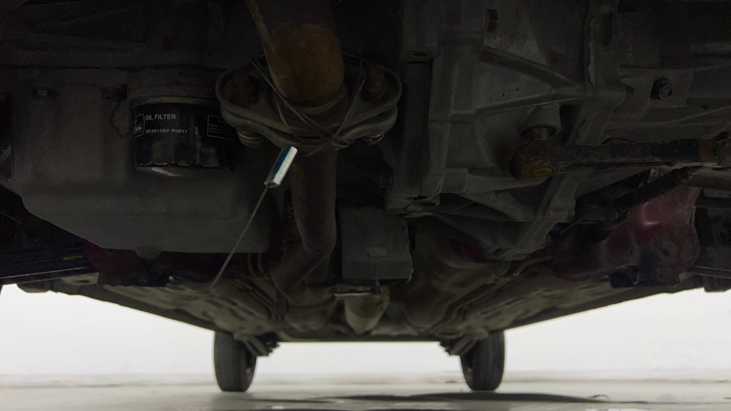 Used 2015 Maruti Suzuki Alto K10 VXi Petrol Manual extra FRONT LEFT UNDERBODY VIEW