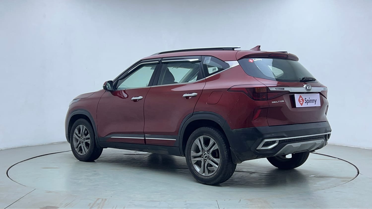Used 2020 Kia Seltos HTX IVT 1.5 Petrol Automatic exterior LEFT REAR CORNER VIEW