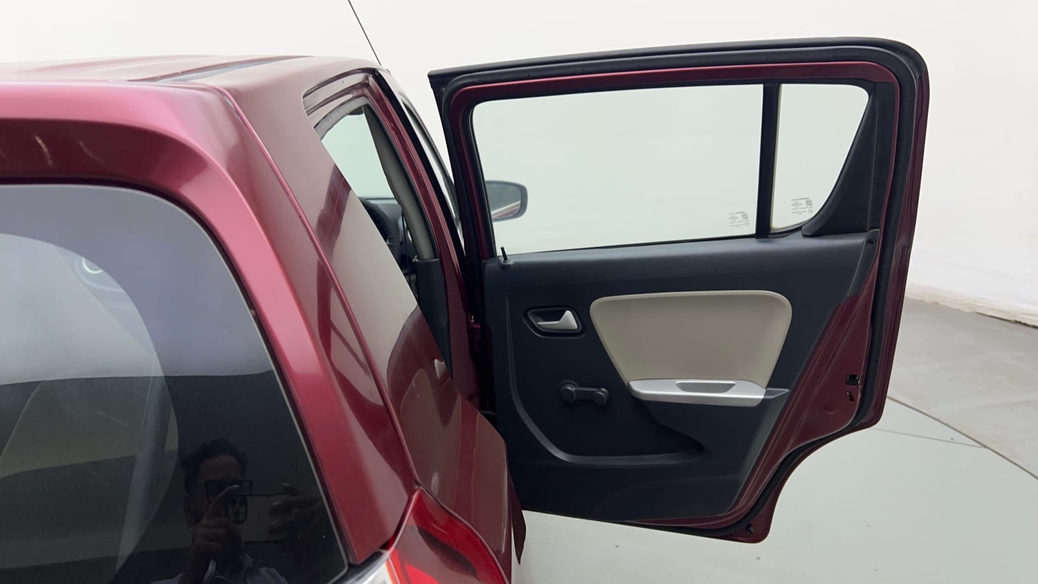 Used 2015 Maruti Suzuki Alto K10 VXi Petrol Manual interior RIGHT REAR DOOR OPEN VIEW