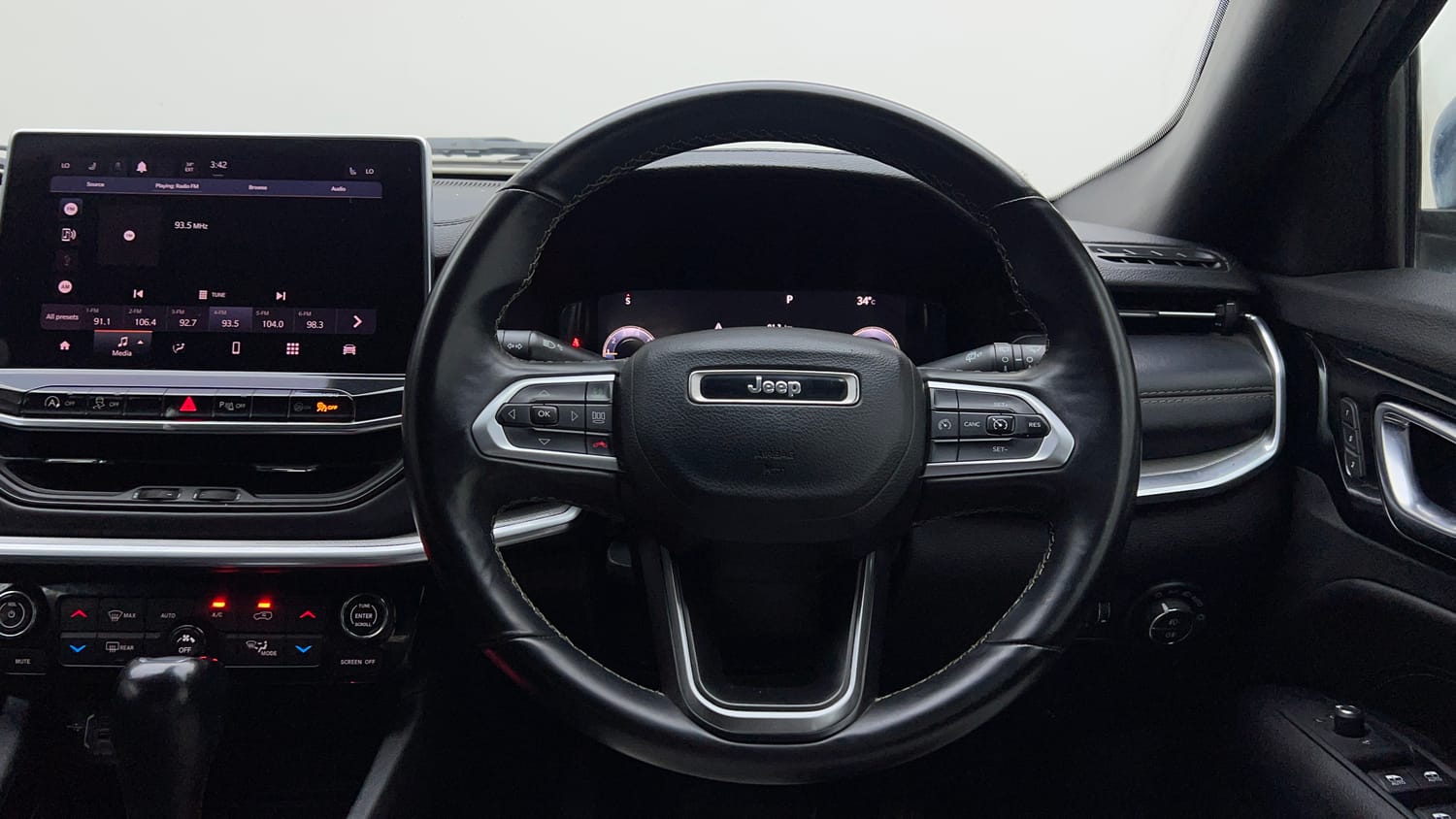Used 2021 Jeep Compass Model S (O) 1.4 Petrol DCT Petrol Automatic interior STEERING VIEW