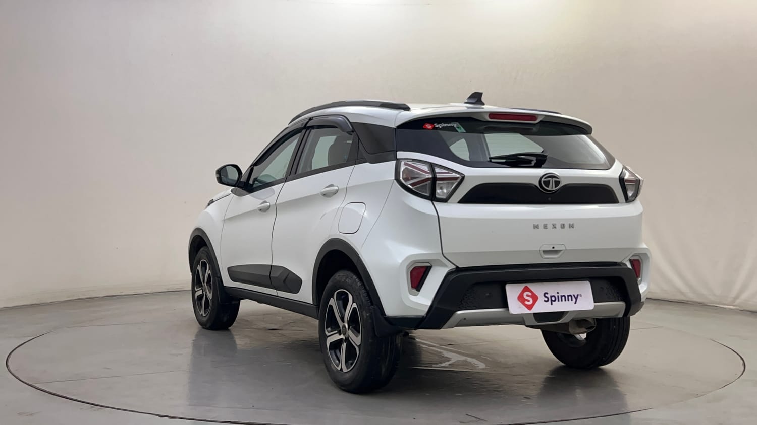 Used 2022 Tata Nexon XZA Plus (Premium) Petrol Automatic exterior LEFT REAR CORNER VIEW