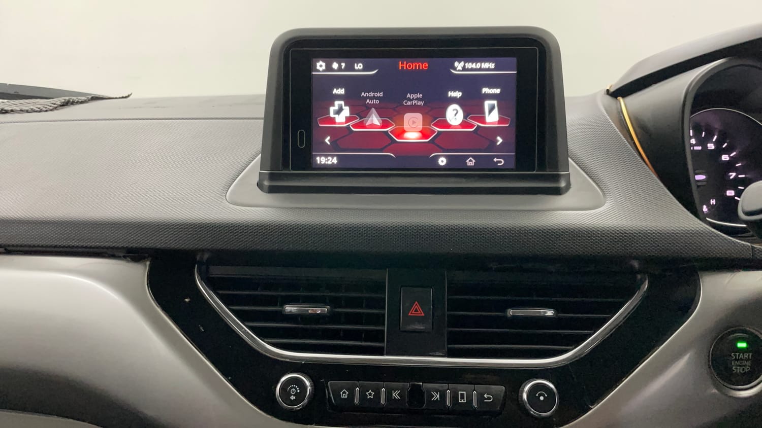 Used 2018 Tata Nexon XZ Plus Diesel Diesel Manual interior MUSIC SYSTEM & AC CONTROL VIEW