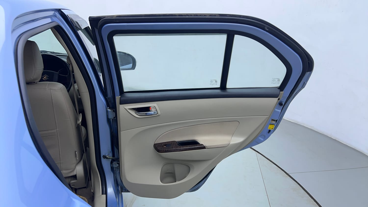 Used 2015 Maruti Suzuki Swift Dzire VXI Petrol Manual interior RIGHT REAR DOOR OPEN VIEW