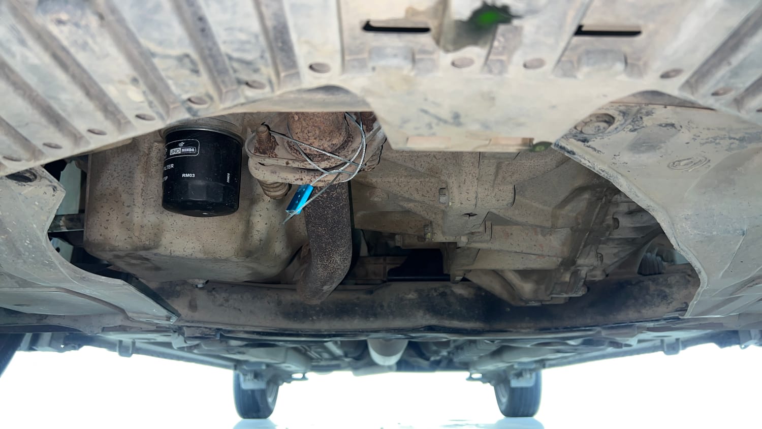 Used 2019 Maruti Suzuki Ciaz Delta Hybrid 1.5 Petrol Manual extra FRONT LEFT UNDERBODY VIEW