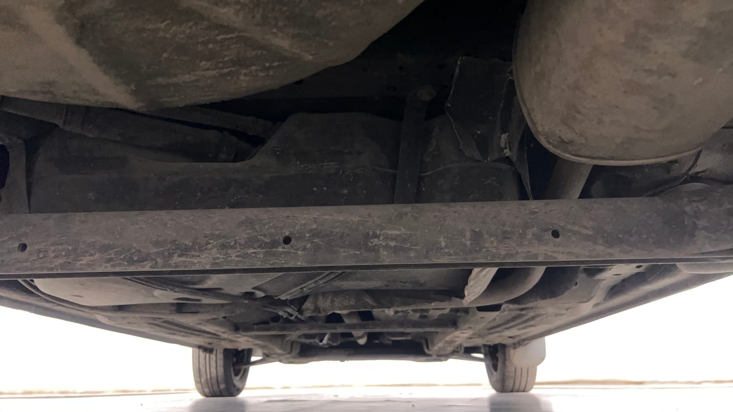Used 2013 Ford Figo Duratorq Diesel EXI 1.4 Diesel Manual extra REAR UNDERBODY VIEW (TAKEN FROM REAR)