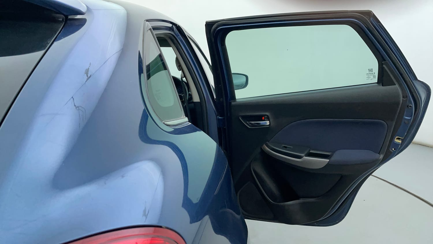 Used 2019 Maruti Suzuki Baleno Alpha Petrol Manual interior RIGHT REAR DOOR OPEN VIEW