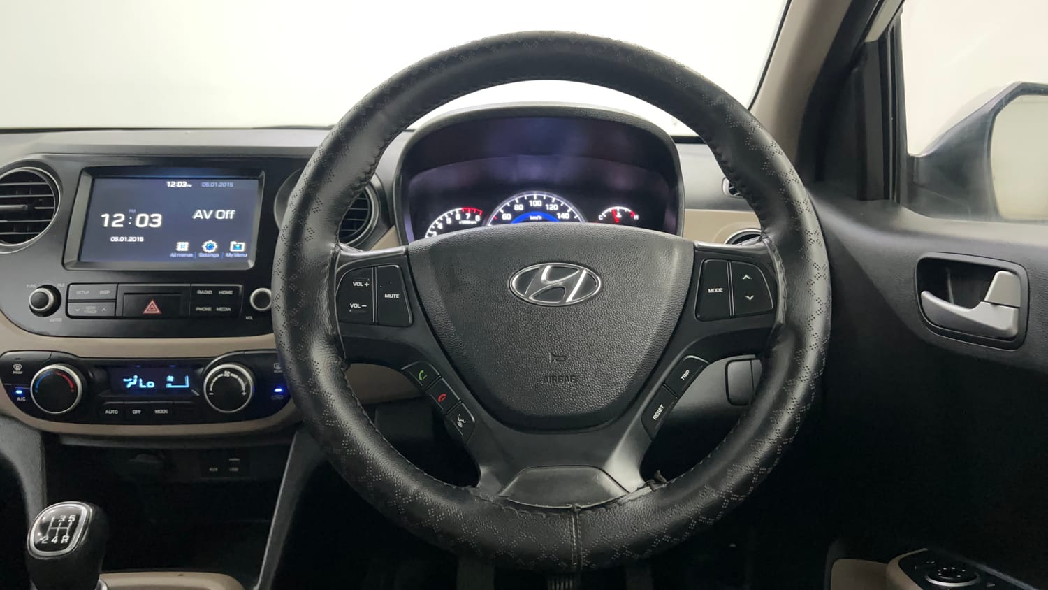 Used 2017 Hyundai Grand i10 Asta 1.2 Kappa VTVT Petrol Manual interior STEERING VIEW