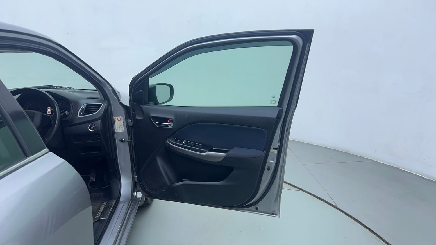 Used 2019 Toyota Glanza V CVT Petrol Automatic interior RIGHT FRONT DOOR OPEN VIEW