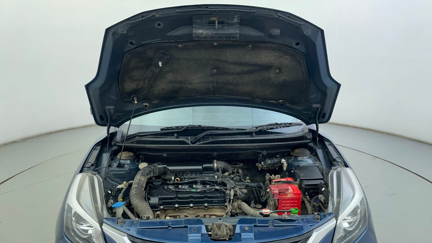 Used 2019 Maruti Suzuki Baleno Alpha Petrol Manual engine ENGINE & BONNET OPEN FRONT VIEW