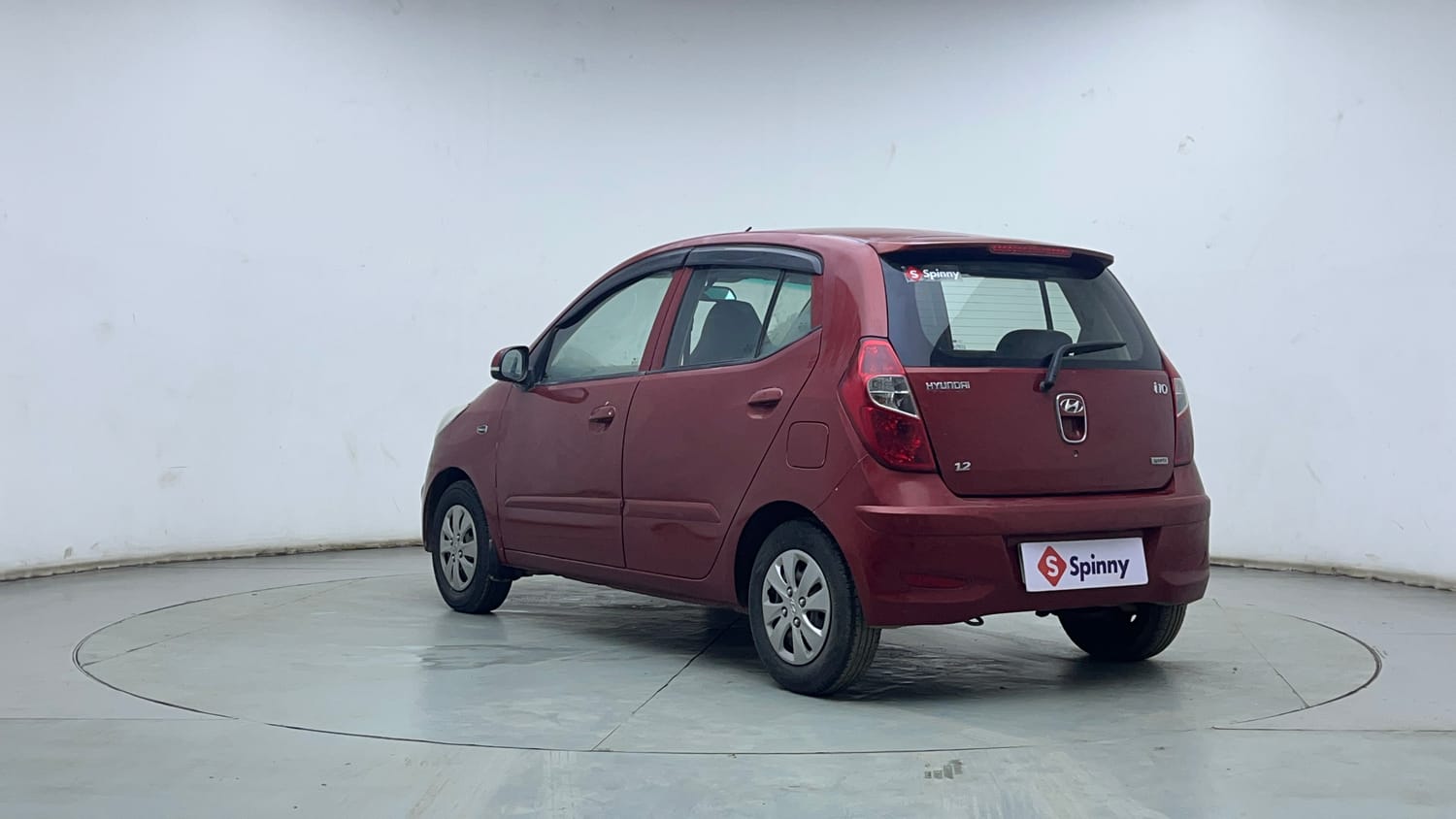 Used 2012 Hyundai i10 Sportz 1.2 Kappa2 Petrol Manual exterior LEFT REAR CORNER VIEW