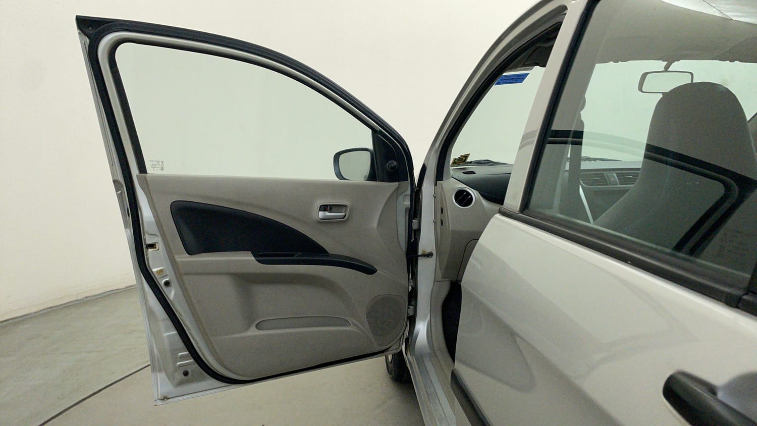 Used 2015 Maruti Suzuki Celerio VXi AMT Petrol Automatic interior LEFT FRONT DOOR OPEN VIEW