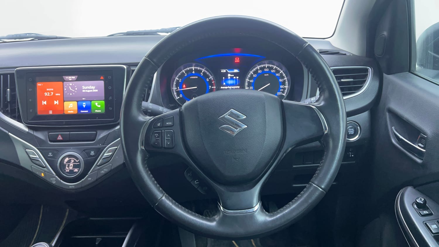 Used 2021 Maruti Suzuki Baleno Alpha Petrol Manual interior STEERING VIEW