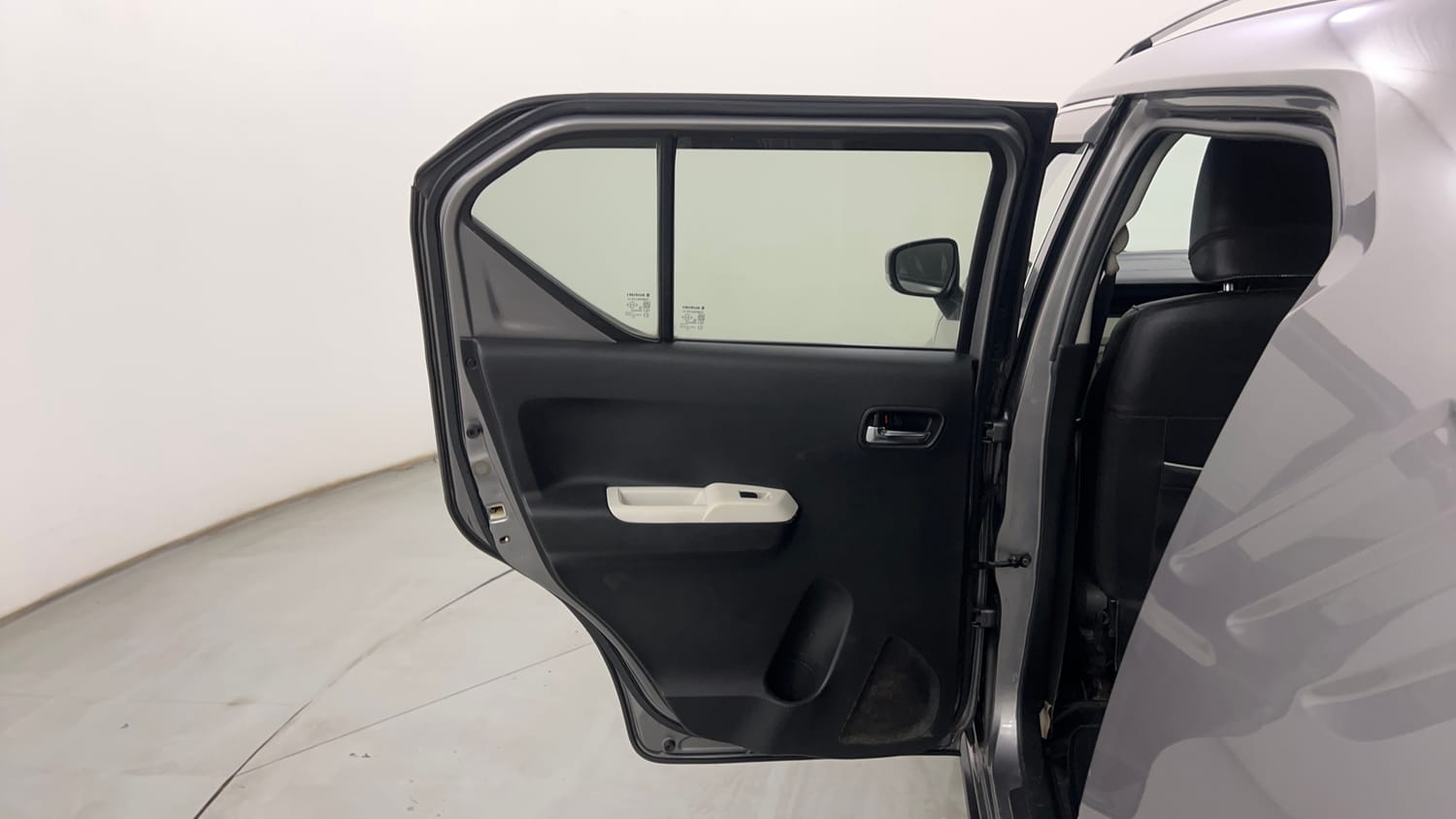 Used 2023 Maruti Suzuki Ignis Zeta 1.2 MT Petrol Manual interior LEFT REAR DOOR OPEN VIEW
