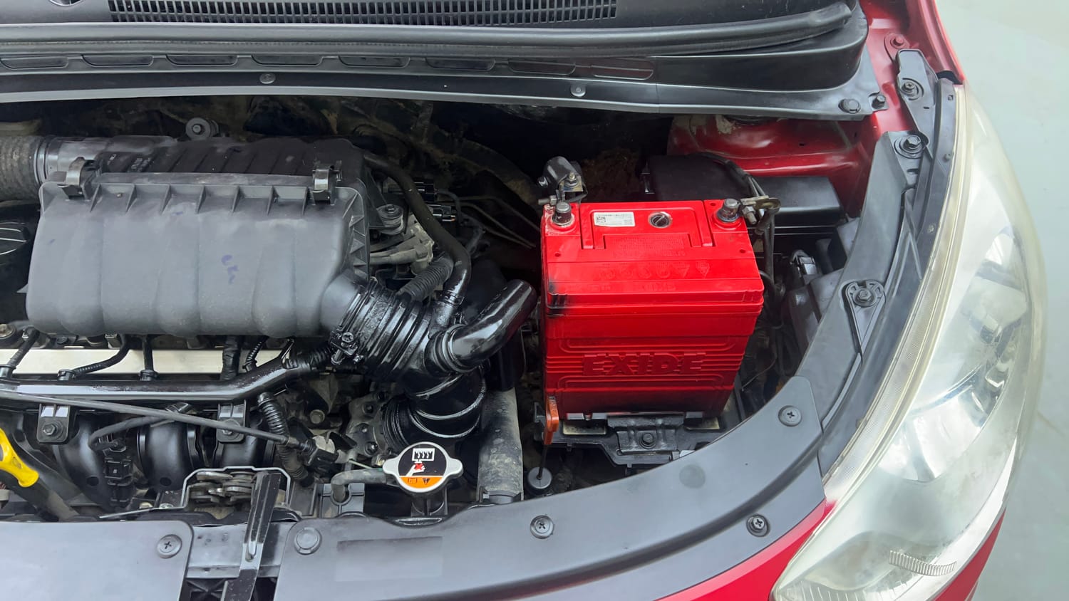Used 2012 Hyundai i10 Sportz 1.2 AT Kappa2 Petrol Automatic engine ENGINE LEFT SIDE VIEW