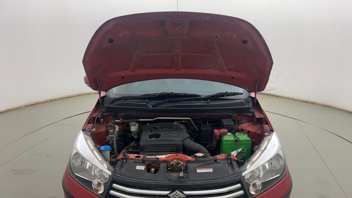 Used 2016 Maruti Suzuki Celerio ZXi Petrol Manual engine ENGINE & BONNET OPEN FRONT VIEW
