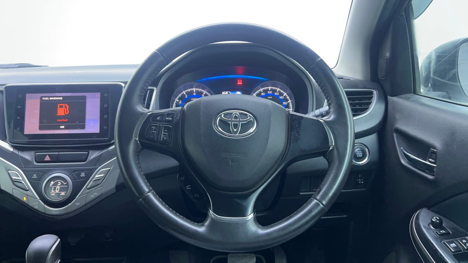 Used 2019 Toyota Glanza V CVT Petrol Automatic interior STEERING VIEW