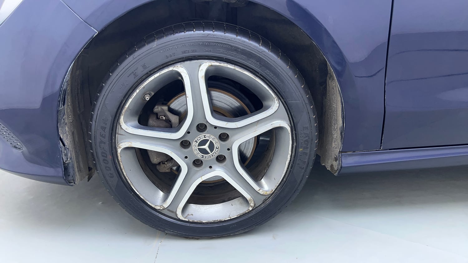 Used 2018 Mercedes-Benz CLA 200 Petrol Sport Petrol Automatic tyres LEFT FRONT TYRE RIM VIEW