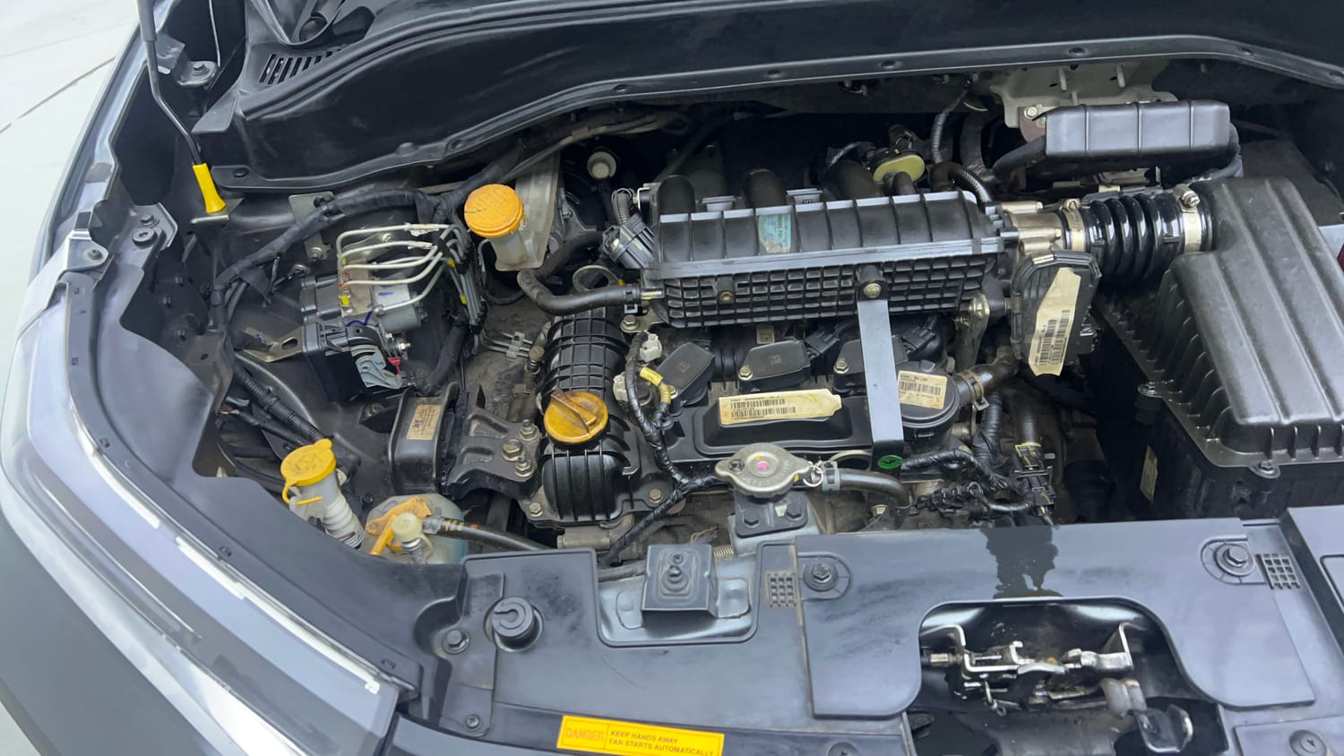 Used 2024 Tata Punch Creative Dual Tone AMT Petrol Automatic engine ENGINE RIGHT SIDE VIEW