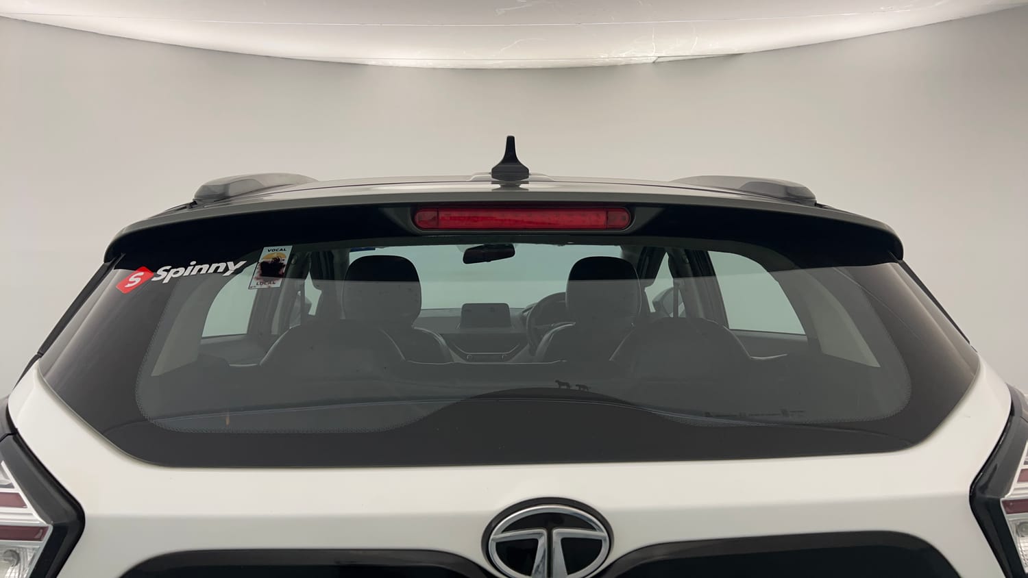 Used 2021 Tata Nexon XZ Petrol Manual exterior BACK WINDSHIELD VIEW