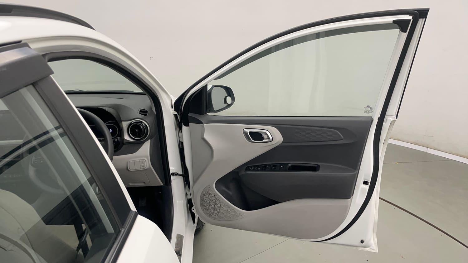 Used 2020 Hyundai Grand i10 Nios Sportz 1.2 Kappa VTVT Petrol Manual interior RIGHT FRONT DOOR OPEN VIEW