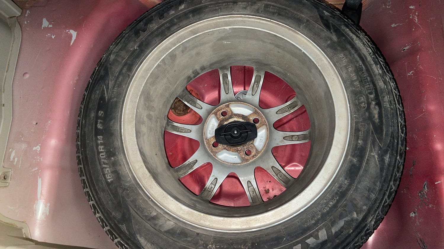 Used 2016 Maruti Suzuki Celerio ZXi Petrol Manual tyres SPARE TYRE VIEW
