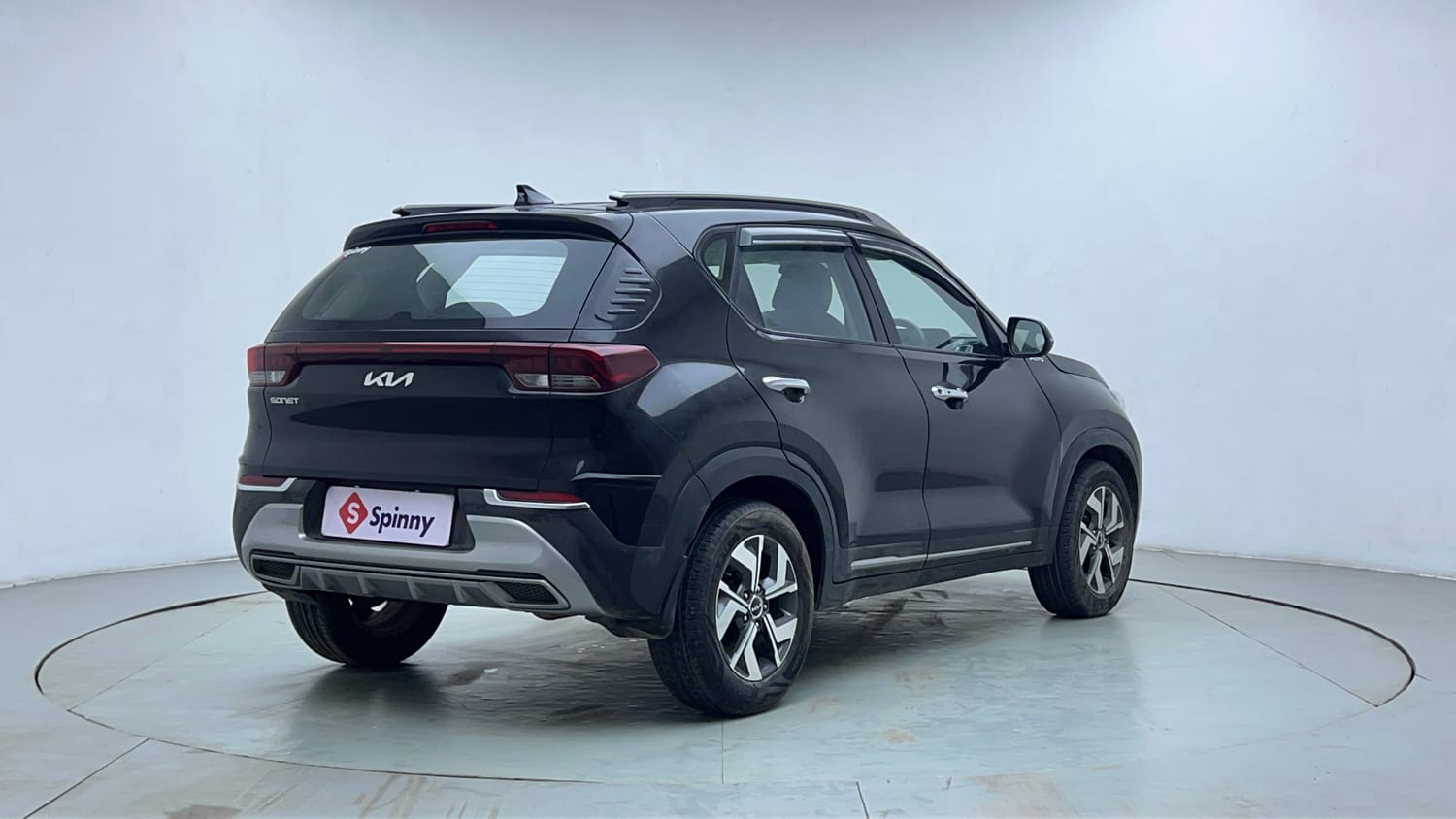 Used 2023 Kia Sonet HTX 1.5 AT Diesel Automatic exterior RIGHT REAR CORNER VIEW