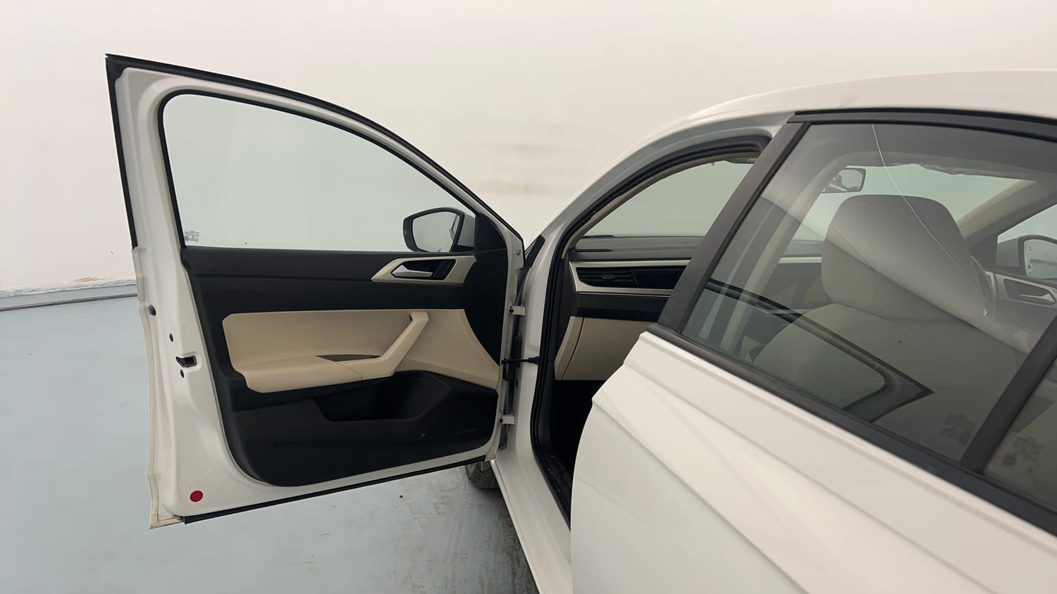 Used 2024 Volkswagen Virtus Highline 1.0 TSI AT Petrol Automatic interior LEFT FRONT DOOR OPEN VIEW