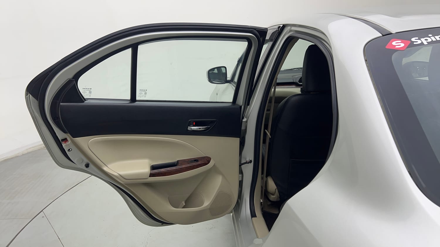 Used 2018 Maruti Suzuki Dzire VXi AMT Petrol Automatic interior LEFT REAR DOOR OPEN VIEW