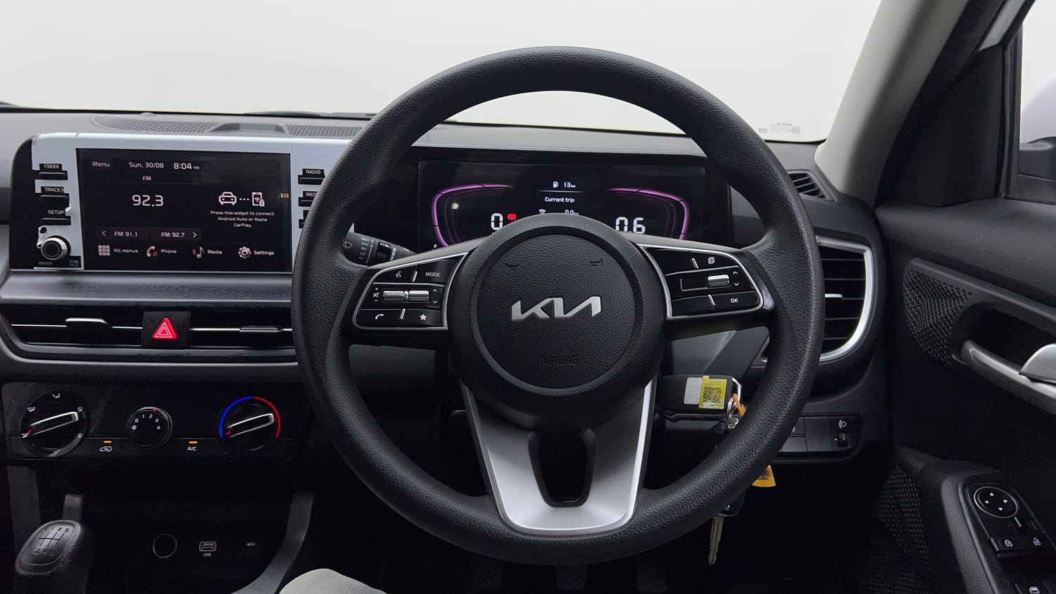 Used 2024 Kia Seltos HTK 1.5 Petrol MT Petrol Manual interior STEERING VIEW
