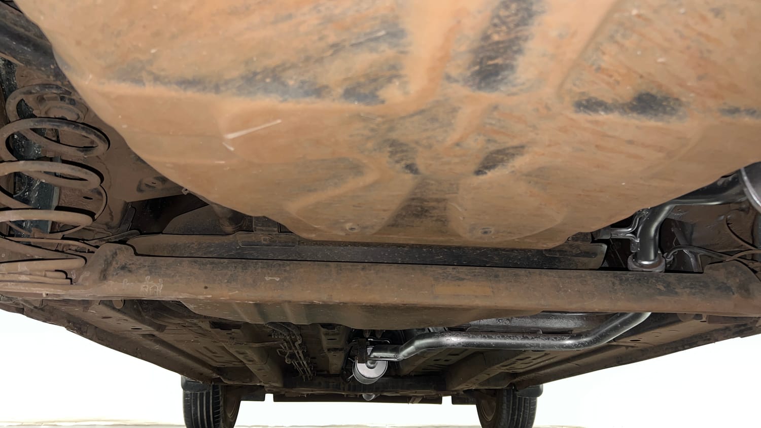 Used 2023 Tata Punch Kaziranga Creative iRA Pack AMT Petrol Automatic extra REAR UNDERBODY VIEW (TAKEN FROM REAR)