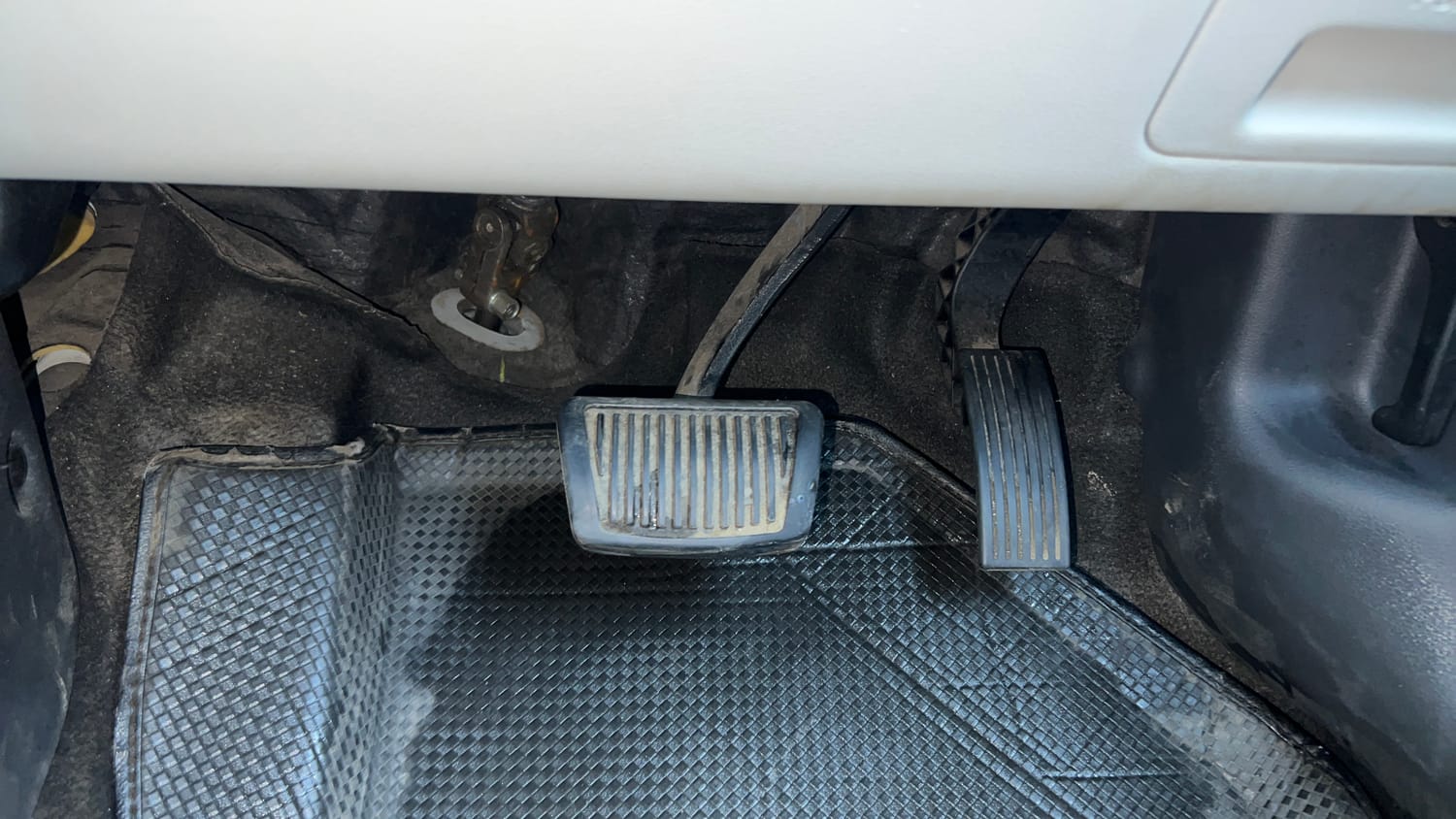Used 2021 Hyundai Aura SX Plus 1.2 AMT Petrol Petrol Automatic interior PEDALS VIEW