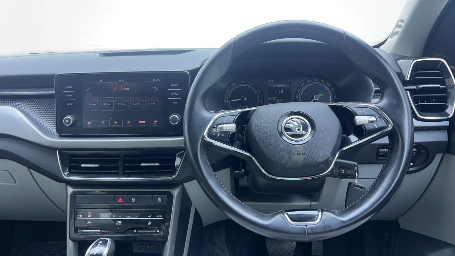 Used 2022 Skoda Kushaq Ambition 1.0L TSI AT Petrol Automatic interior STEERING VIEW