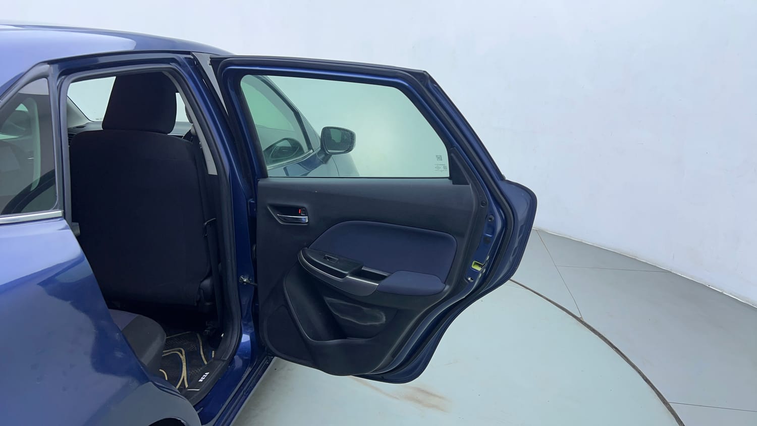 Used 2021 Maruti Suzuki Baleno Alpha Petrol Manual interior RIGHT REAR DOOR OPEN VIEW