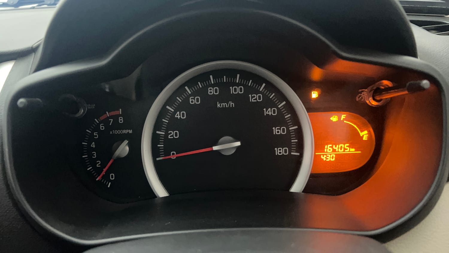 Used 2016 Maruti Suzuki Celerio ZXi Petrol Manual interior CLUSTERMETER VIEW