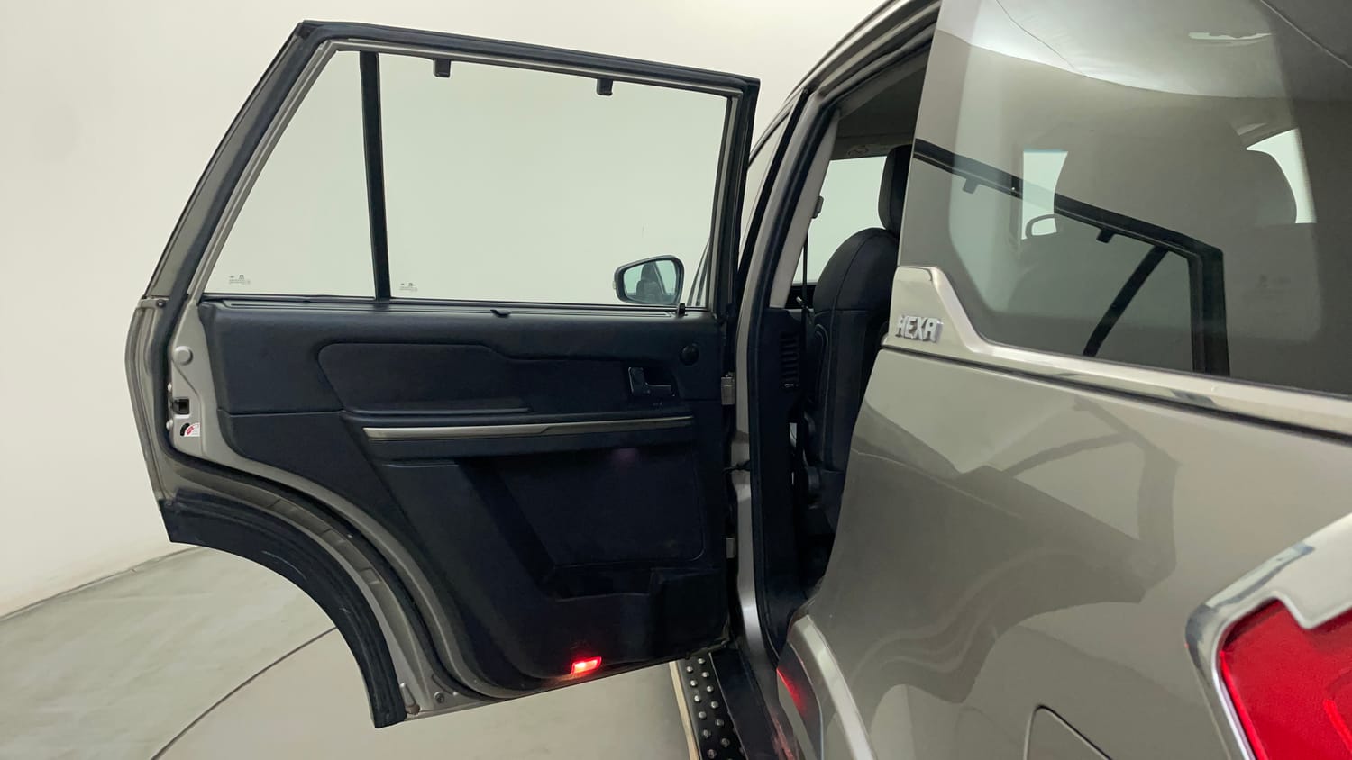 Used 2017 Tata Hexa XT 4x2 7 STR Diesel Manual interior LEFT REAR DOOR OPEN VIEW