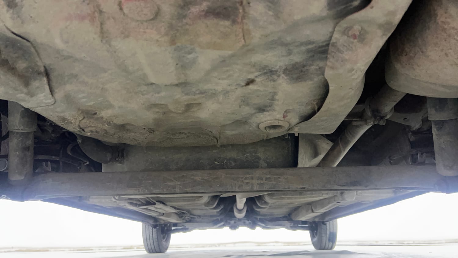 Used 2012 Hyundai i10 Sportz 1.2 AT Kappa2 Petrol Automatic extra REAR UNDERBODY VIEW (TAKEN FROM REAR)