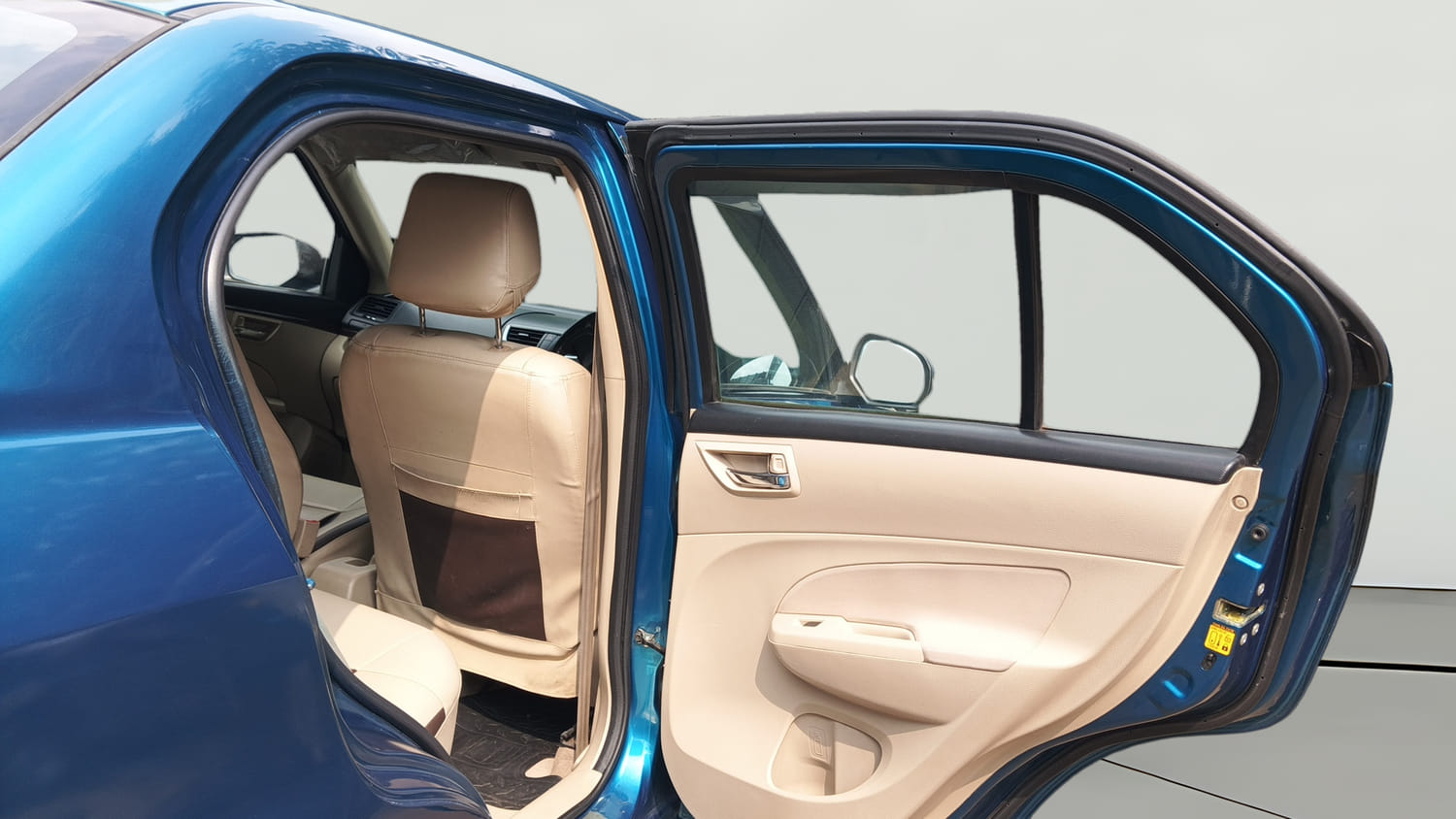 Used 2013 Maruti Suzuki Swift Dzire VDI Diesel Manual interior RIGHT REAR DOOR OPEN VIEW