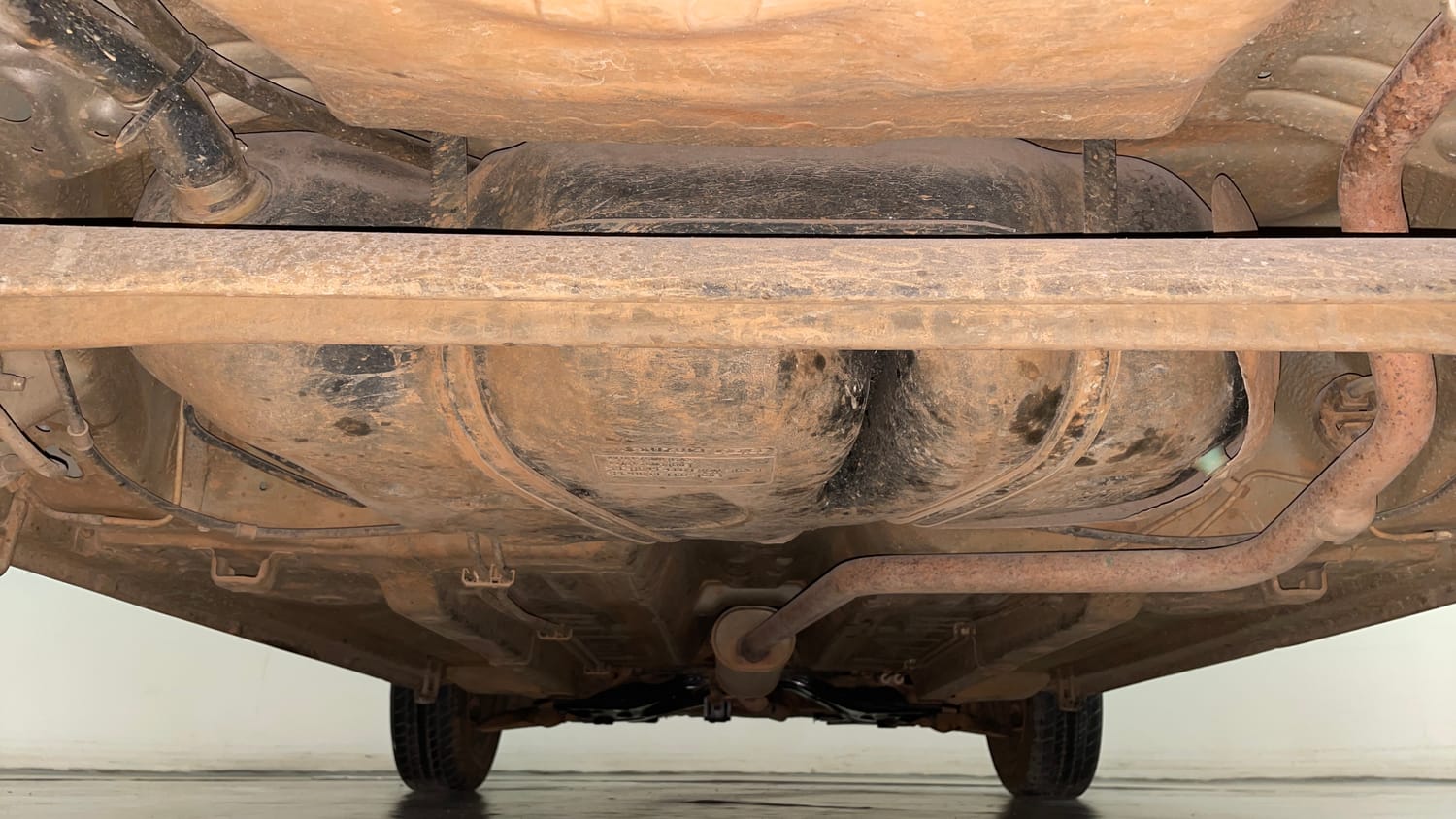 Used 2014 Maruti Suzuki Celerio VXi AMT Petrol Automatic extra REAR UNDERBODY VIEW (TAKEN FROM REAR)