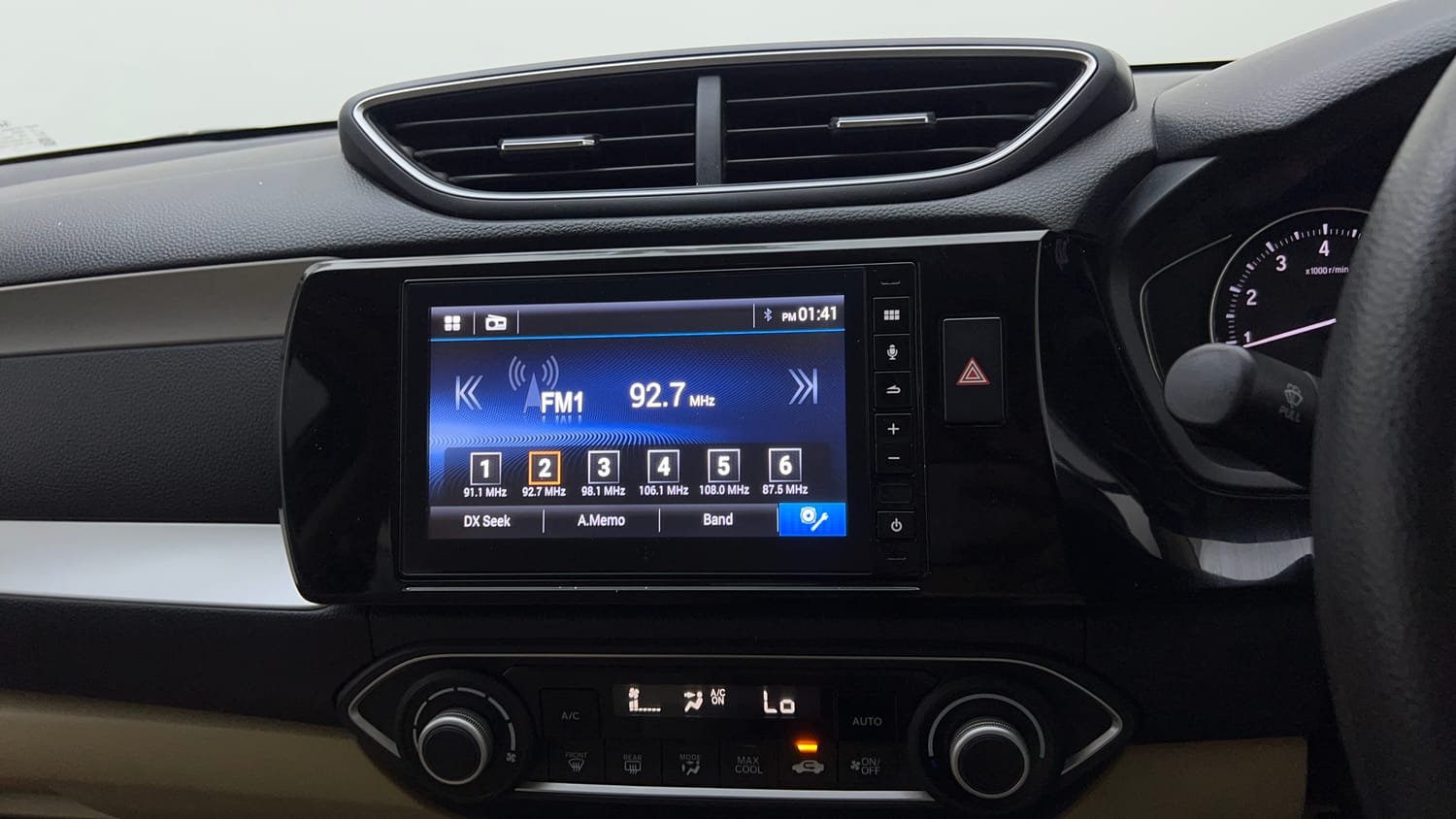 Used 2023 Honda Amaze VX CVT 1.2 Petrol Petrol Automatic top_features Integrated (in-dash) music system