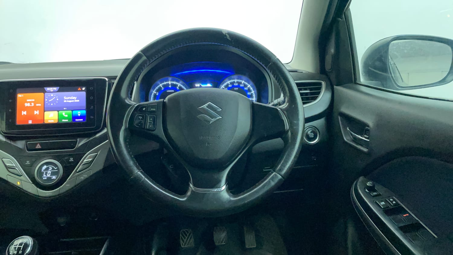 Used 2019 Maruti Suzuki Baleno Alpha Petrol Manual interior STEERING VIEW