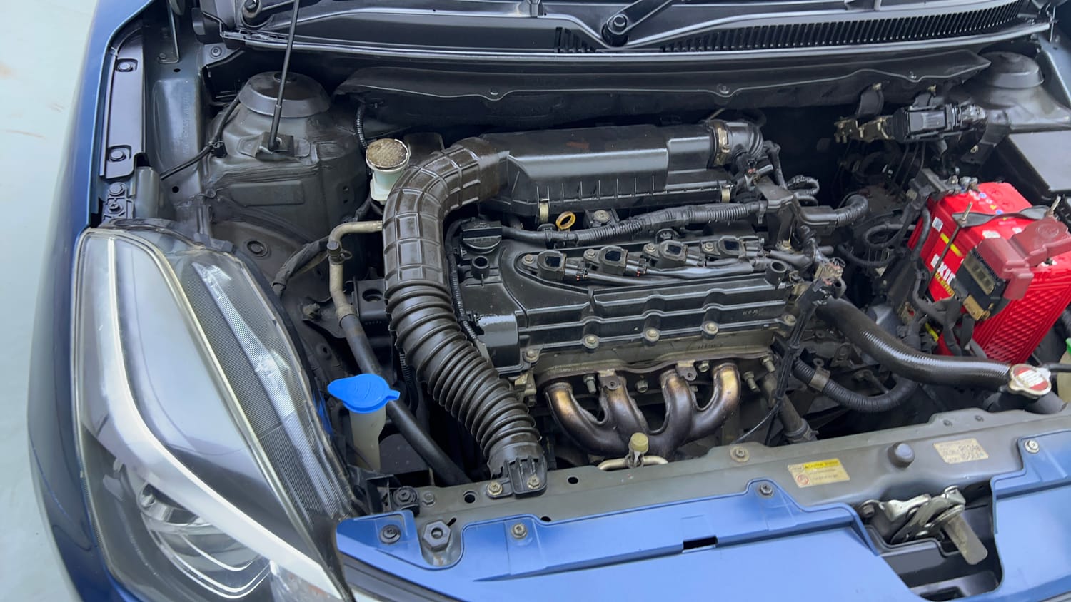 Used 2016 Maruti Suzuki Baleno Alpha 1.2 Petrol Manual engine ENGINE RIGHT SIDE VIEW