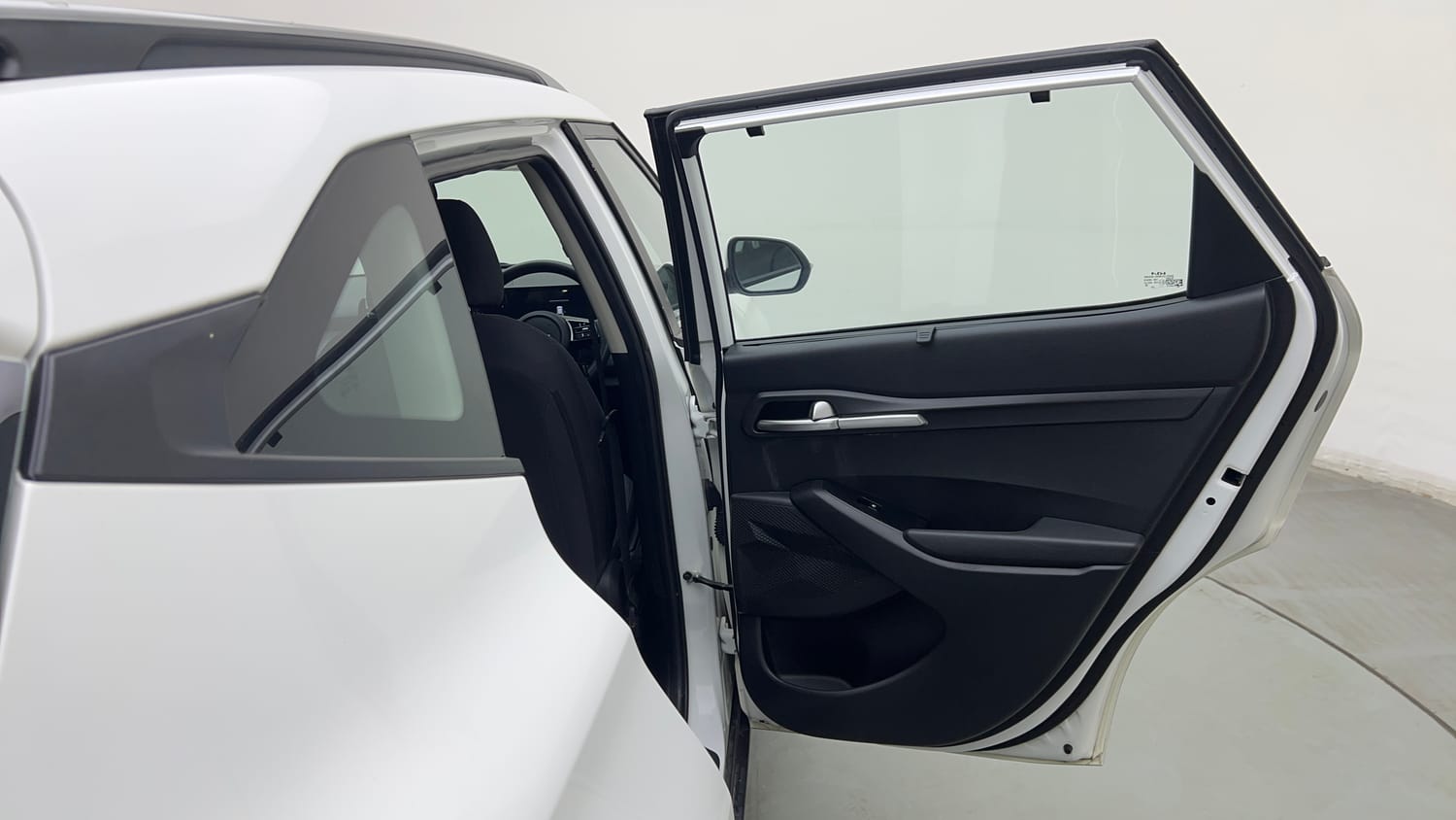 Used 2024 Kia Seltos HTK 1.5 Petrol MT Petrol Manual interior RIGHT REAR DOOR OPEN VIEW
