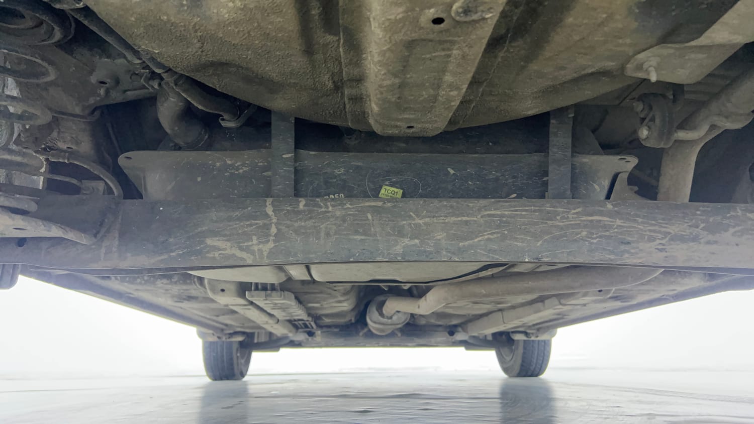 Used 2020 Hyundai Grand i10 Nios Sportz AMT 1.2 Kappa VTVT Petrol Automatic extra REAR UNDERBODY VIEW (TAKEN FROM REAR)