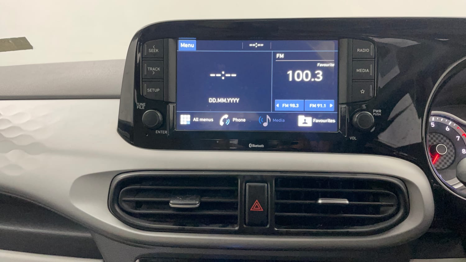 Used 2020 Hyundai Grand i10 Nios Sportz 1.2 Kappa VTVT Petrol Manual interior MUSIC SYSTEM & AC CONTROL VIEW