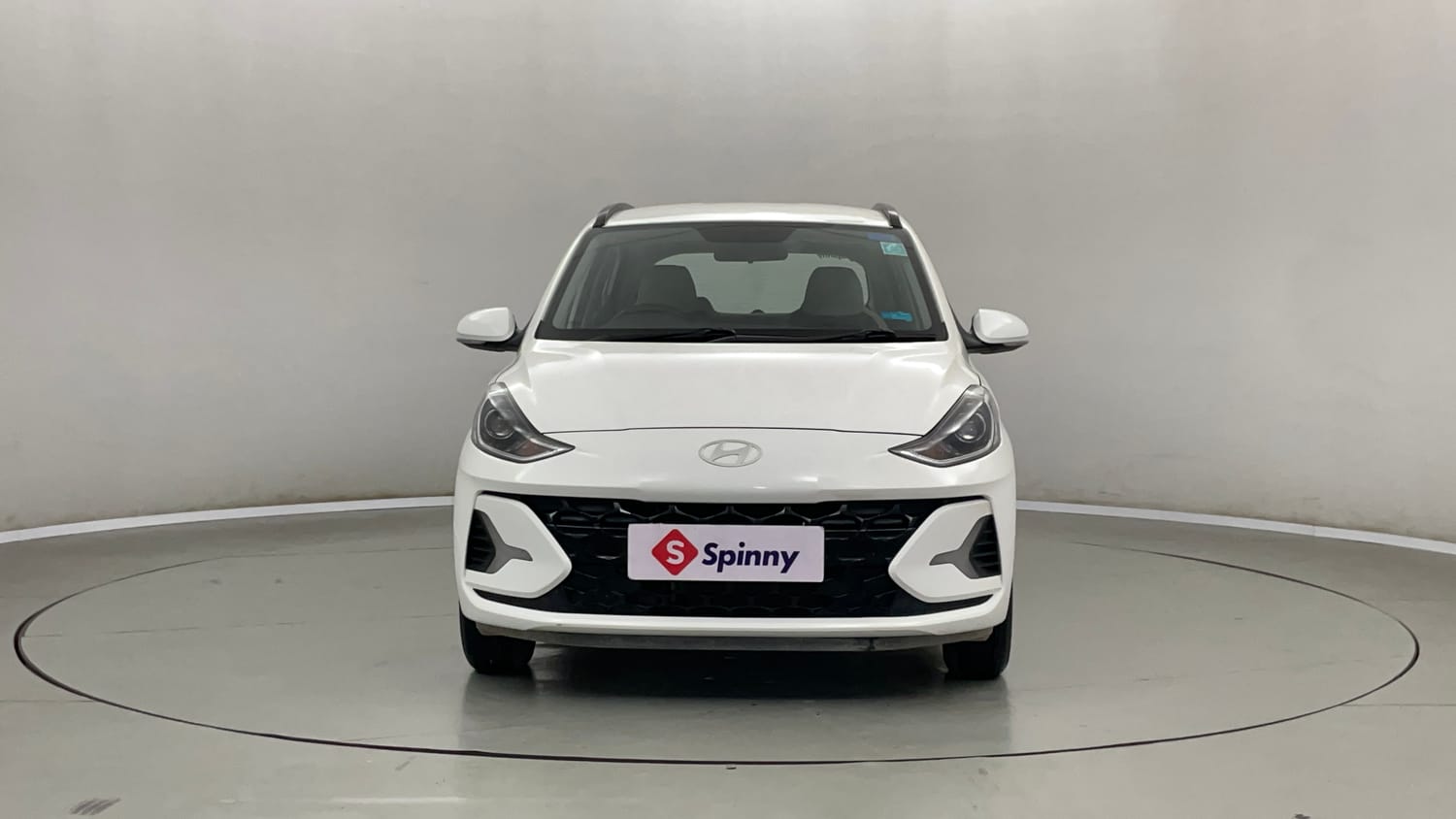 Used 2023 Hyundai Grand i10 Nios Sportz AMT 1.2 Kappa VTVT Petrol Automatic exterior FRONT VIEW
