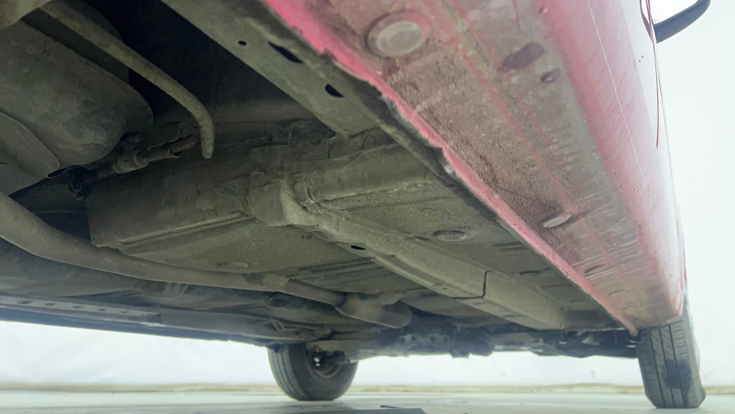Used 2012 Hyundai i10 Sportz 1.2 AT Kappa2 Petrol Automatic extra REAR RIGHT UNDERBODY VIEW
