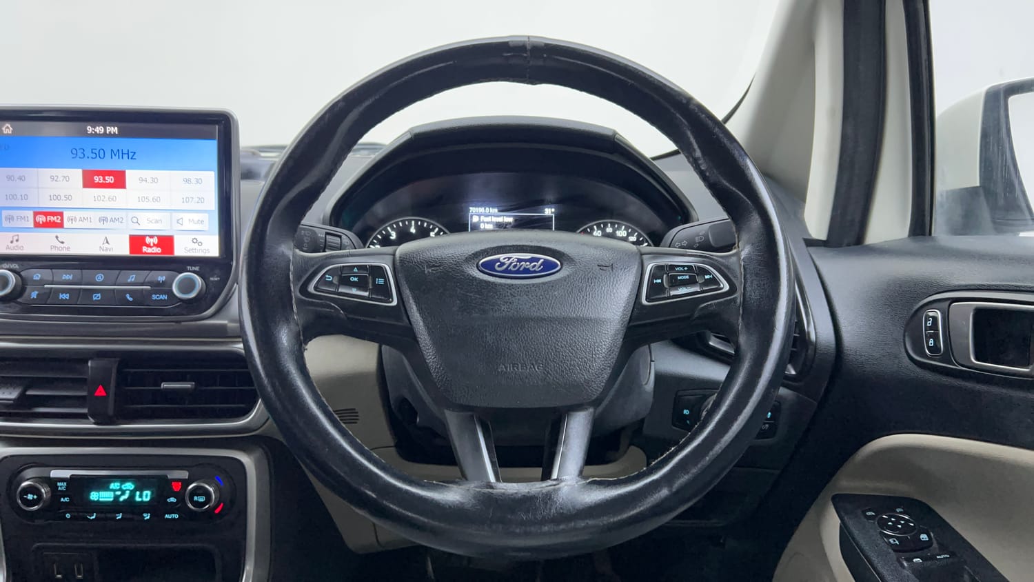 Used 2020 Ford EcoSport Titanium 1.5L Ti-VCT Petrol Manual interior STEERING VIEW