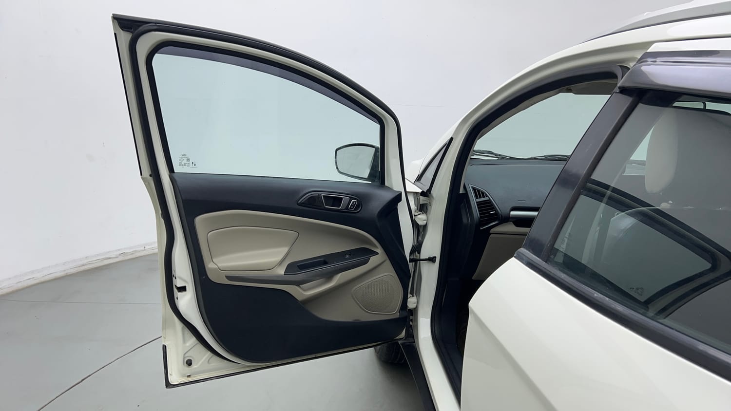 Used 2020 Ford EcoSport Titanium 1.5L Ti-VCT Petrol Manual interior LEFT FRONT DOOR OPEN VIEW